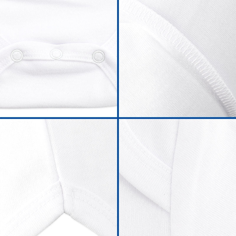 Kurzarm-Langarm Baby-Body zum Sublimieren