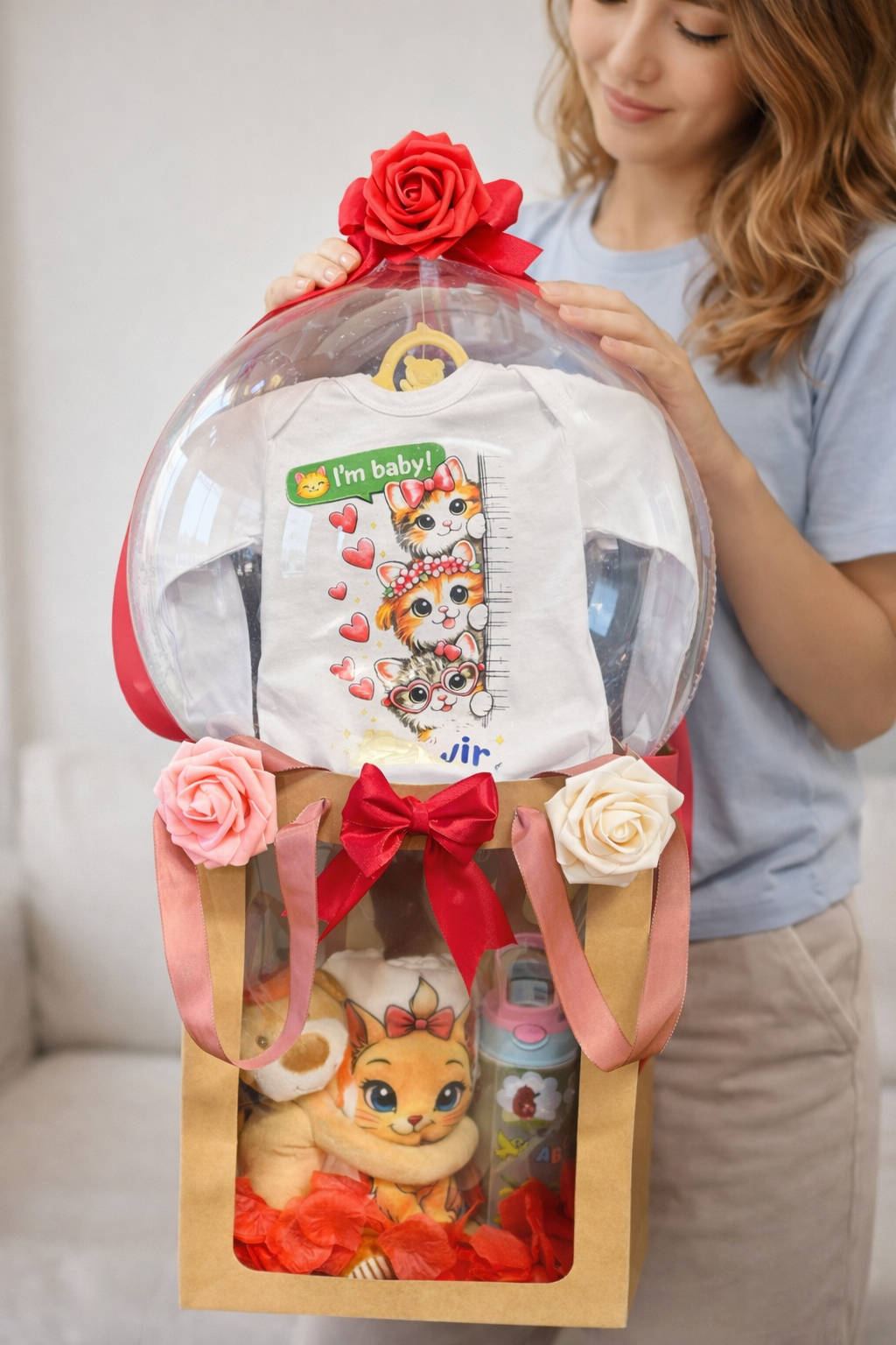 Baby Geschenkbox – personalisiert (inkl. Design &amp; Verpackung)