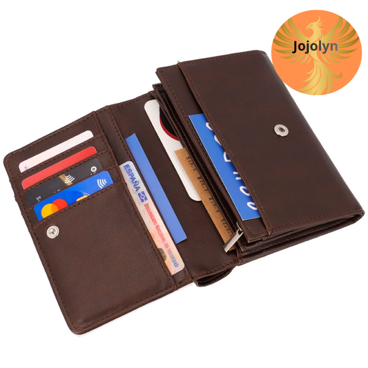 Personalisierbare Kunstleder-Geldbörse – 10 × 12 cm, doppelseitig sublimierbar