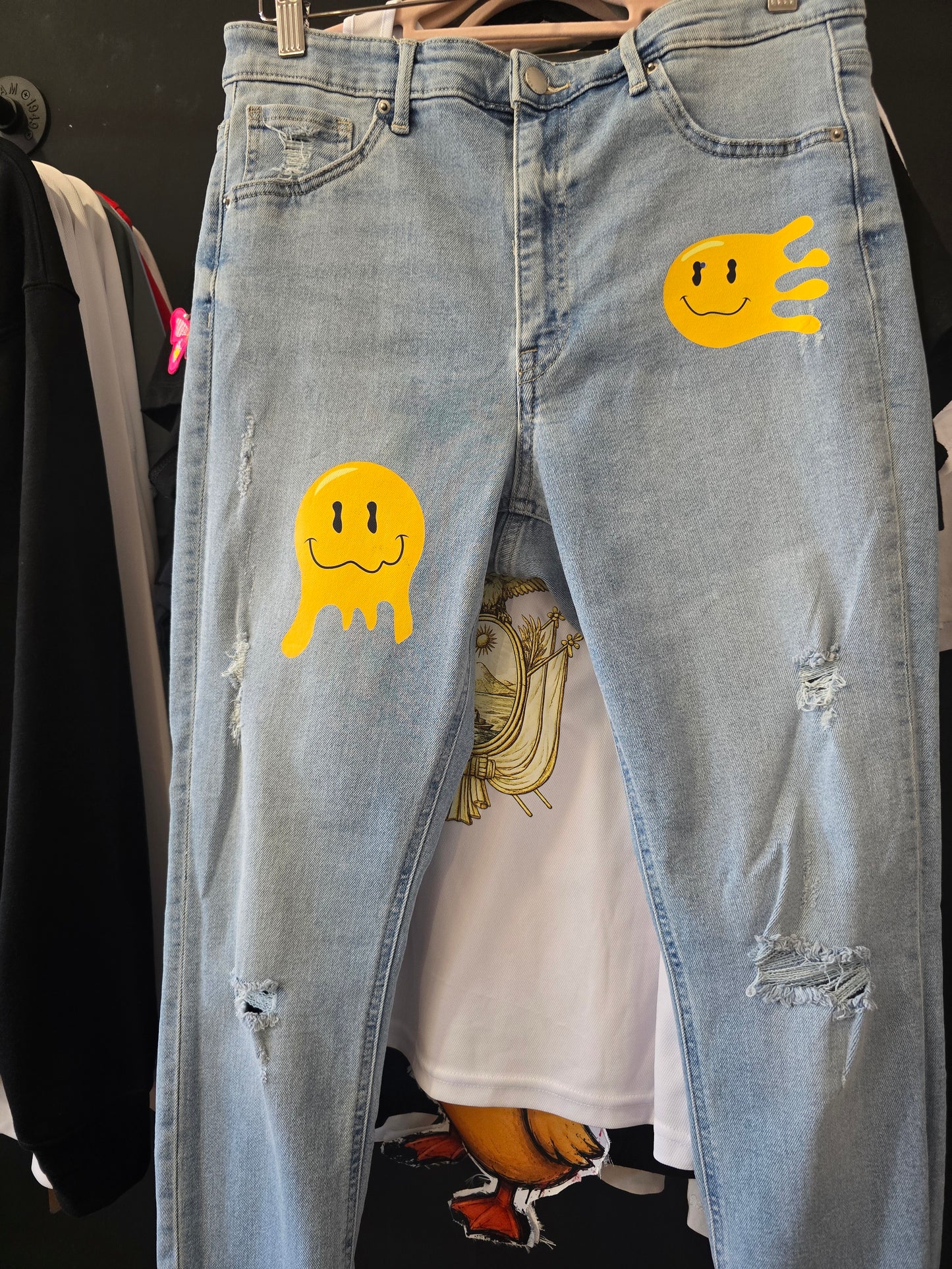 Curvy Stretch Jeans mit Wunschdesign