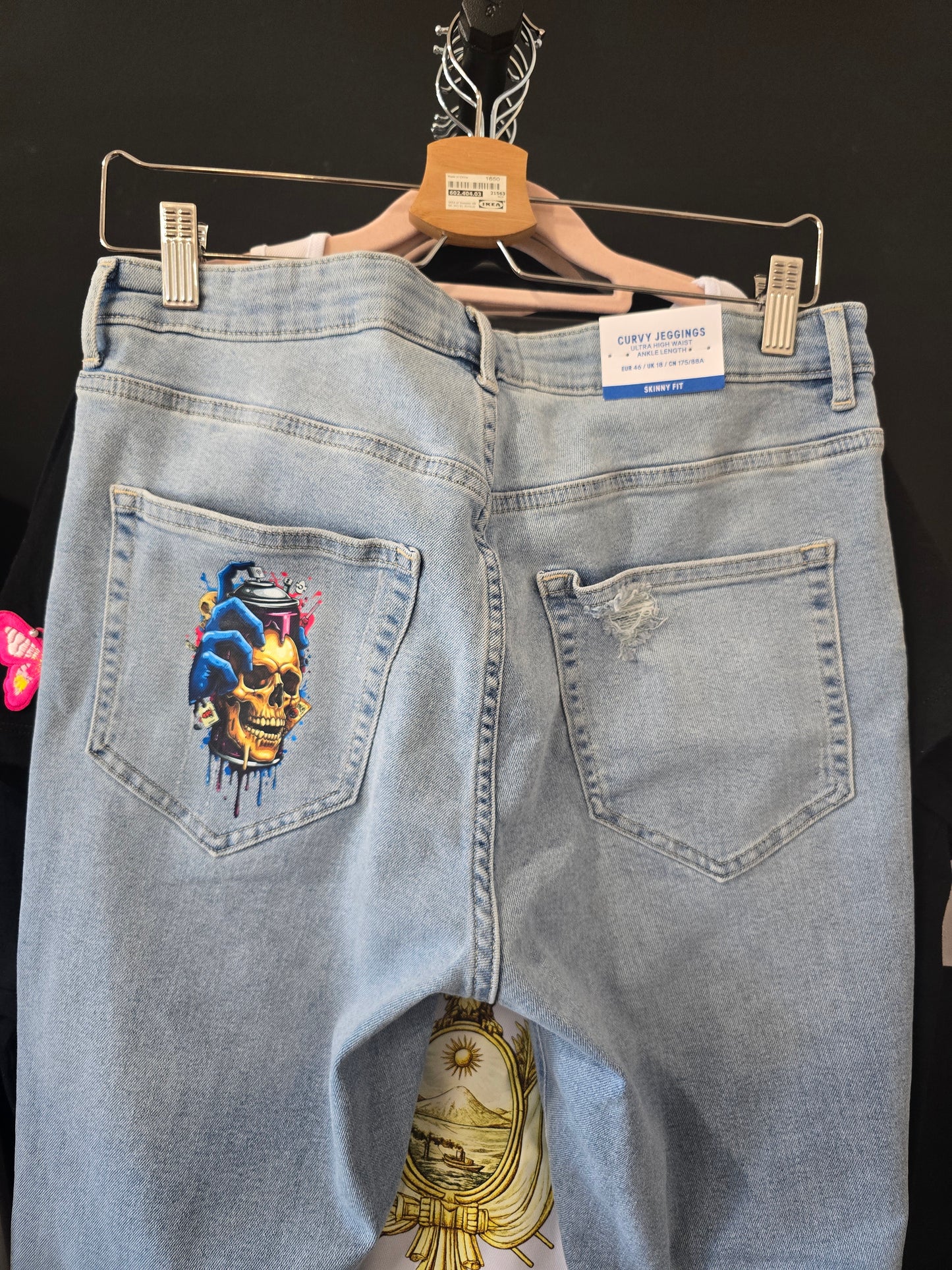 Curvy Stretch Jeans mit Wunschdesign