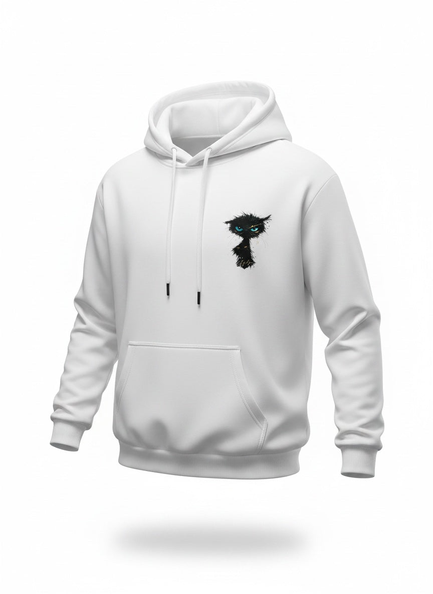 Streewear hoodie mit Katzen motiv
