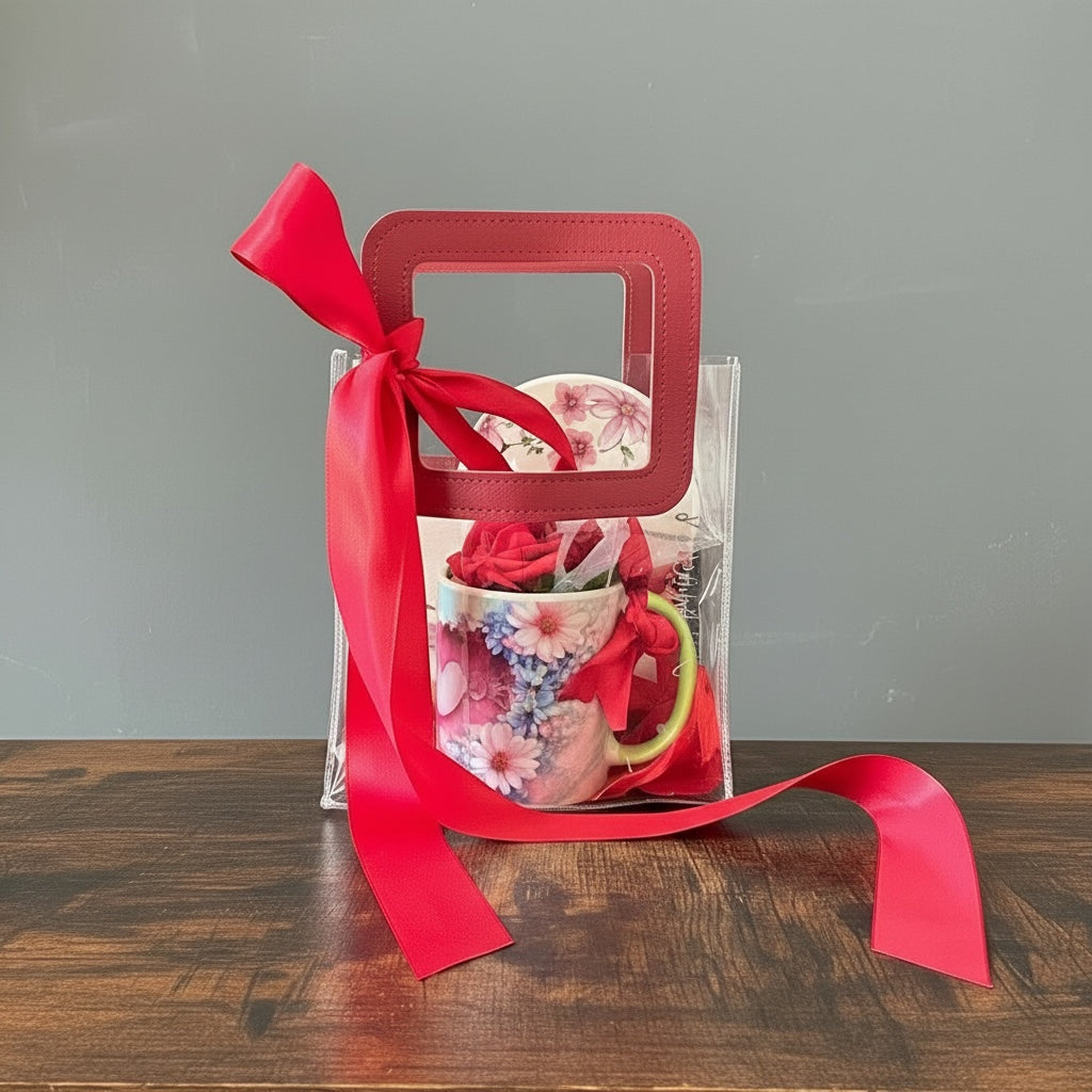 Personalisiertes Geschenkset mit Tasse & Notizbuch