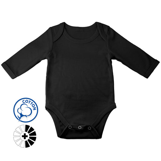 Baby-Body mit langen Ärmeln aus Baumwolle