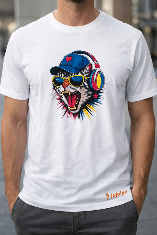 WTF Cat – Urbanes T-Shirt mit Attitude