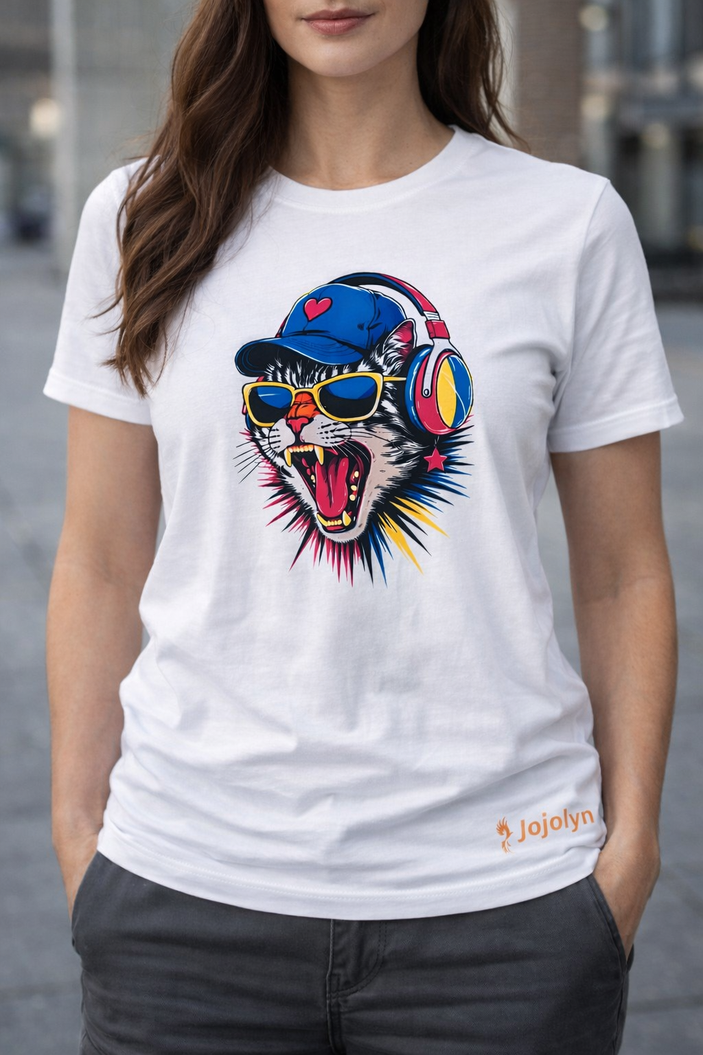 WTF Cat – Urbanes T-Shirt mit Attitude