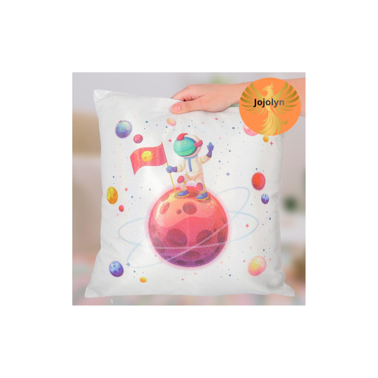 Sublimierbarer Glitzer-Kissenbezug – Herz & Quadratisch