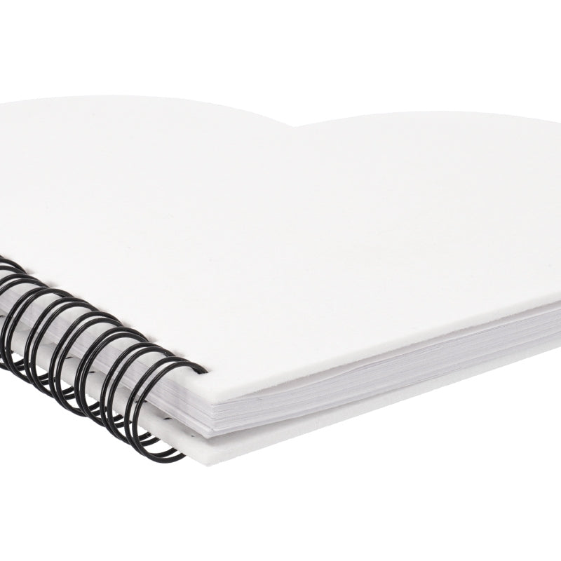 Ringbuch in Herzform mit sublimierbarem Einband
