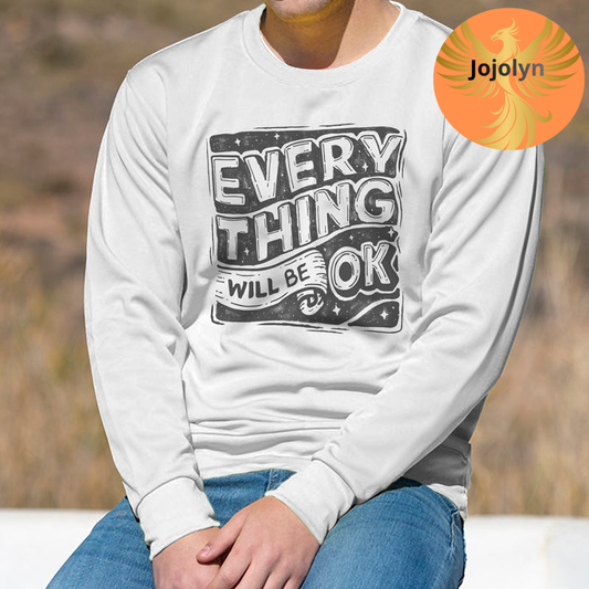 Personalisierbares Sweatshirt – Unisex, Rundhalsausschnitt