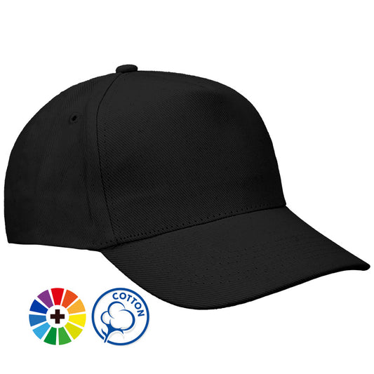 5-Panel-Kappe aus Baumwolle