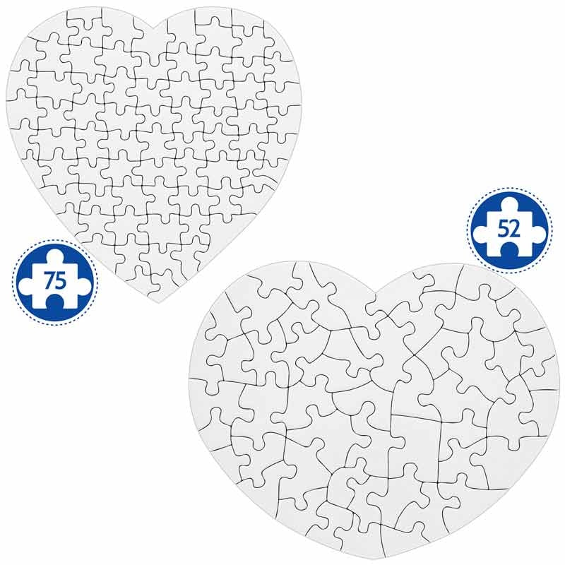 Sublimierbares Kartonpuzzle