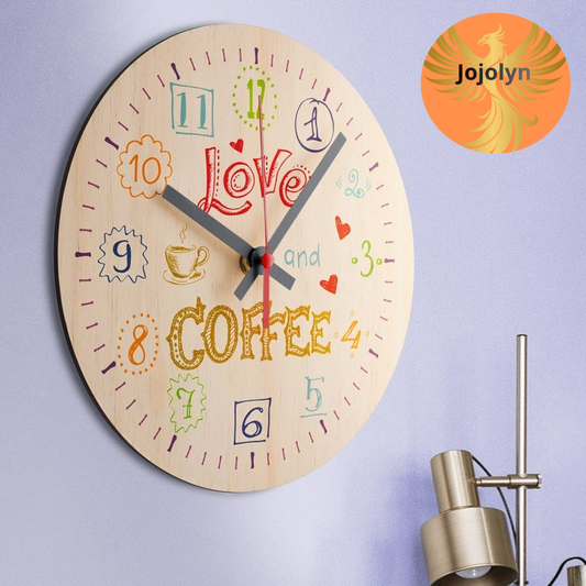 Uhr aus sublimierbarem Naturholz – Komplettset mit Uhrwerk und Zeigern