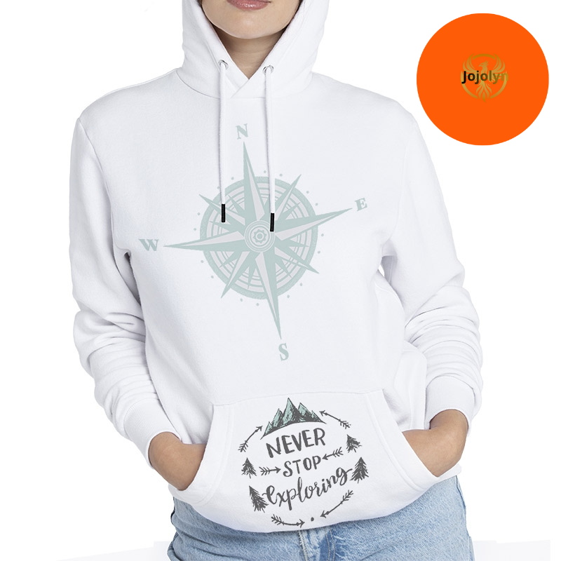 Kapuzen-Sweatshirt mit Känguru-Tasche, sublimierbar